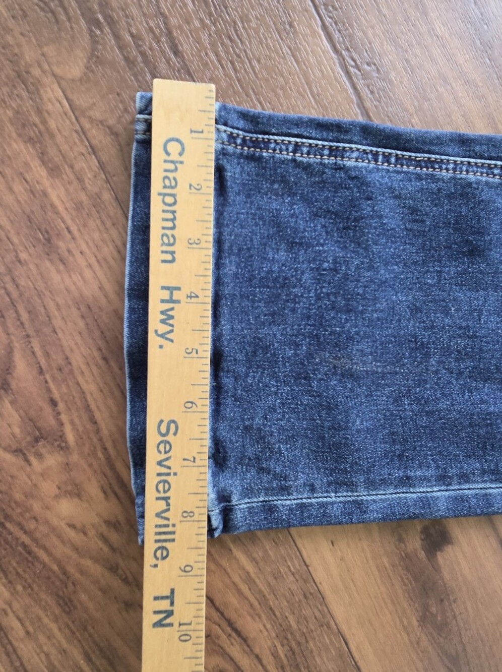 Girls Rock And Roll Denium Dark Blue Sailor Button Flared Jeans. Sz 14 - Picture 7 of 9